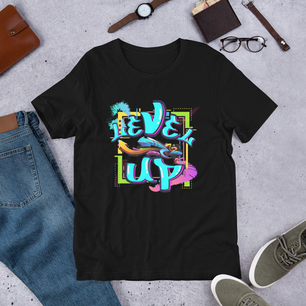 "Level Up" Short Sleeve Unisex T-shirt